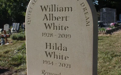 V-Carved Lettering Headstones: Why Stone Choice Matters