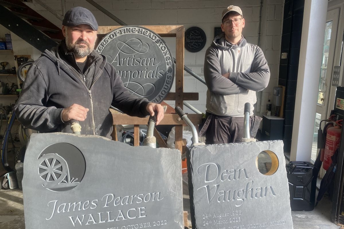 headstones in woking