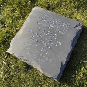 Welsh Slate Memorial Plaque