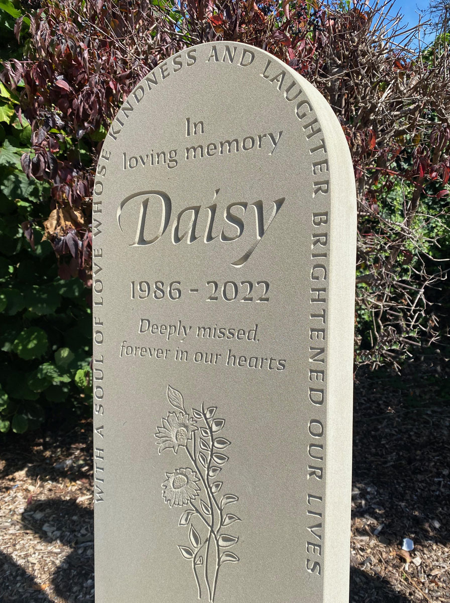 headstone inscription