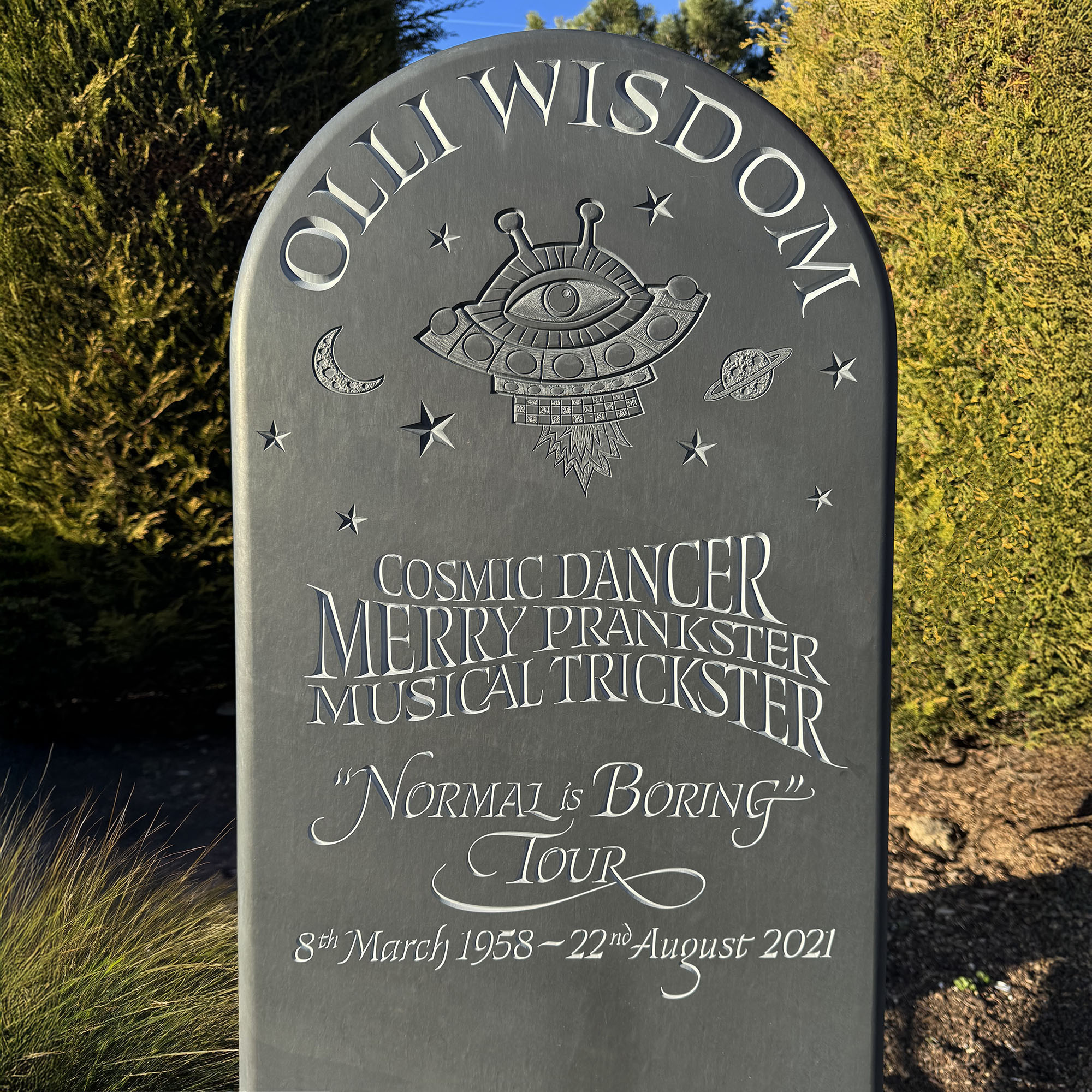Personal Design on a Gravestone