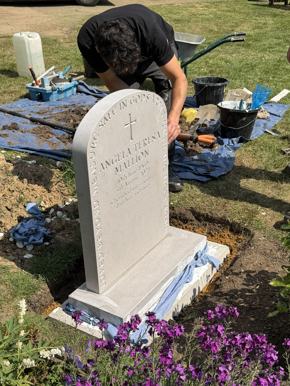 Headstones in Camberley