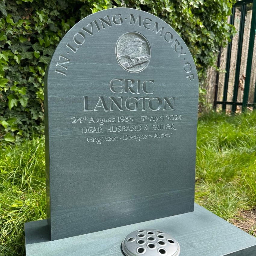 Cumbrian Green Slate Headstone